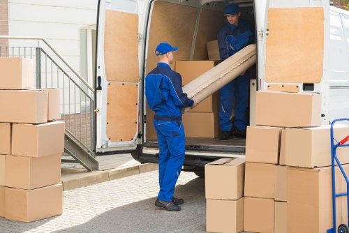 Local removals van for house and flat moves in Movingservices