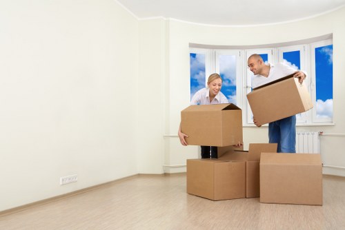 Local house movers helping with a residential relocation in Movingservices