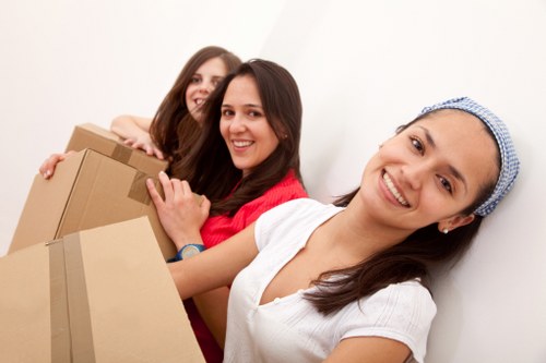 Careful handling of office furniture during a commercial relocation