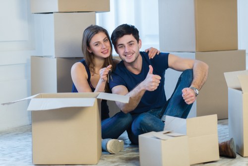 Commercial moving truck service for office relocation in Movingservices