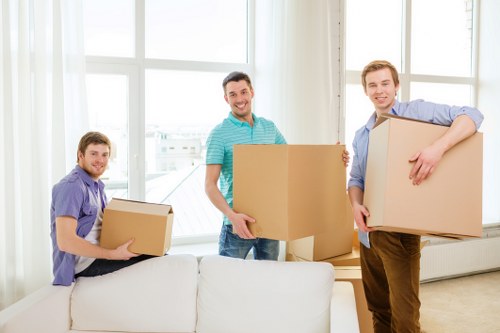Team of movers completing a smooth relocation process