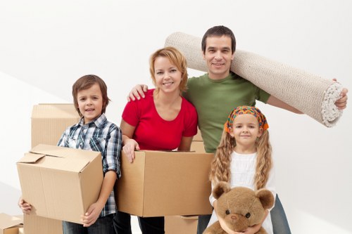 Office relocation setup in a building with access and parking considerations