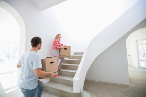 Team maintaining safety standards during a relocation
