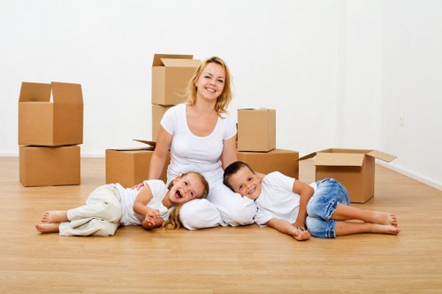 Careful wrapping of fragile items during packing and unpacking services
