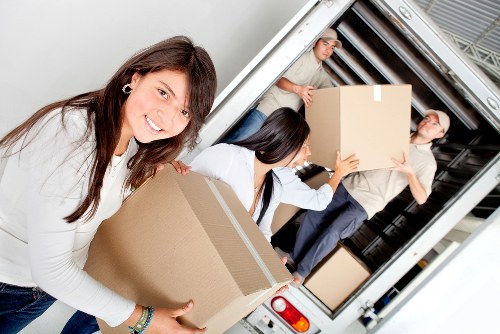 Load-based moving quote example for a busy apartment building
